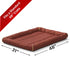 Maxx Dog Bed for Metal Dog Crates, 48-Inch, Brick