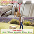 BWOGUE 2 Packs Dog Cat Safety Seat Belt Strap - Adjustable Nylon Fabric Restraints for Vehicle Seatbelts Harness