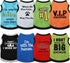 8 Pieces Dog Shirts, Funny Printed Summer T-Shirts for Male Dogs, Breathable Soft Dog Clothes (Large)