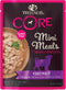 Wellness CORE Natural Grain Free Mini Meals Wet Dog Food, Chunky Chicken & Chicken Liver Entrée in Gravy, 3-Ounce Pouch