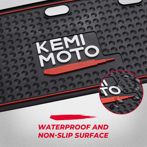 KEMIMOTO Golf Cart Dash Mats - Compatible with Club Car Precedent (2004-2023) and Onward&Tempo (2007-2023)