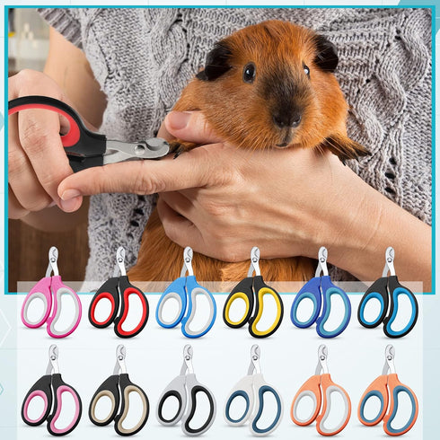 24 Trimmer Therwen Pcs Cat Nail Clipper Bulk Cat Nail Kitten Claw Clippers Pet Nails Cutter Claw Care for Cats Kittens