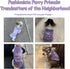 Dog Clothes Fashionable Sleeveless Pet Vest: 'Little Miss Sassy' Printed Cotton Dog Shirt, Purple 4XL for All Breeds