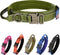 KCUCOP Tactical Dog Collar for Medium & Large Dogs - Heavy Duty Military Nylon with Handle, Reflective Strip & Metal