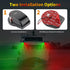 IP67 RVZONE Boat Navigation Lights, Navigation Lighting for Boats Led Waterproof Red and Green Marine LED Bow Lights