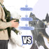 YUDODO Pet Dog Front Carrier - Adjustable Easy-Fit Backpack for Small Medium Dogs, Cats, and Rabbits (M, Army Green)