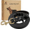 FAIRWIN Leather Dog Leash 6 Foot - Braided Military Grade Heavy Duty for Large Medium Small Dogs Training and Walking