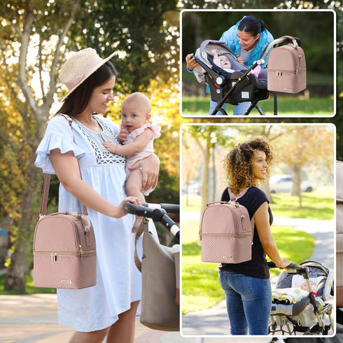 Pack Breastmilk Cooler Bag with Ice