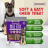 2 lb Chewmasters Beef Stix - Grass-Fed Beef Dog Treats, Soft Chewy Real Meat, Healthy Dog Treats for Training Rewards