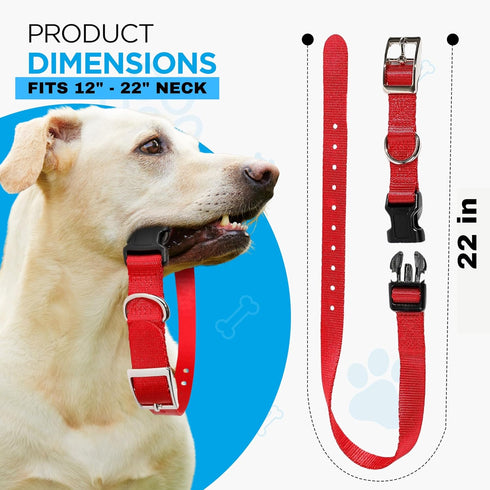 e-Collar Replacement Strap, Shock Collar Replacement, Compatible with Most Brands, 1", Pink