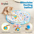 28" Brylex Interactive Cat Toys, Motion-Activated Rolling Ball with Play Mat, Automatic Hide-and-Seek Game, Fast & Slow