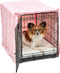 New World Pet Products Dog Crate Cover, Teflon Fabric Protector for Midwest 24-Inch Dog Crates, Pink Pattern