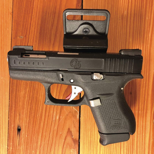 Gun Magnet Mount, Super Strong, Magnetic Gun Holster| Polypropylene Plastic Scratch Resistant Plastic| Gun Holder