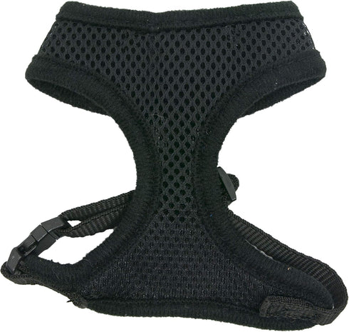 Four Paws Walk-About Comfort Control No-Pull Harness for Dogs, Adjustable, Black, Small