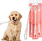 MIND UP Dog Toothbrush with 15 Angled Handle, Flat Head Design for