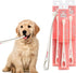 MIND UP Dog Toothbrush with 15 Angled Handle, Flat Head Design for