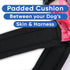 Pawtitas Reflective Dog Harness, Padded Comfort Control for Walks or Runs, Small Pink Dog Vest