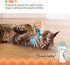 Catstages Loaf Kicker Toy with Catnip and Dental Mesh, Bread Shape, Plush and Ribbon Cat Toy for Kicking, Tossing