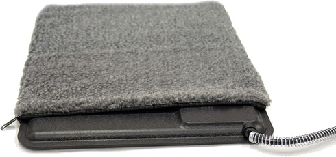 K&H Pet Products Lectro-Kennel Heated Pad Deluxe Cover, Gray, Medium, 16.5 x 22.5 Inches