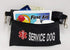 ActiveDogs Service Dog Large Clip-On Embroidered Accessory Pouch w/Medical Alert Sign for K9 Harness Belt Loops, Vests - 7" x 5" Zipper Bag