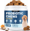 SnazFirst Probiotics for Dogs, Dog Probiotics Chews for Digestive Health & Gut Health,