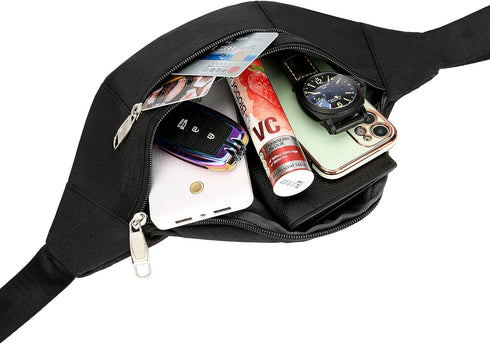 Waist Pack Bag for Men & Women, Fanny Pack for Workout, Traveling, Running