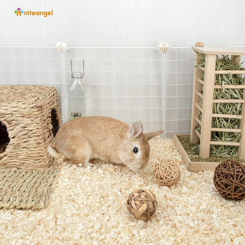 Niteangel Aspen Shaving Hamster Beddings - 65L for Syrian Dwarf Hamster, Gerbil, Mice, and Other Small Pets