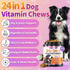 24 1 200 Omega-3 Immune Carmelie Dog Vitamins, in Dog Vitamins and Supplements, Chews with Glucosamine Probiotics Puppy