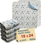 Washable Pee Pads for Dogs, 18x24in Reusable Puppy Pads, Absorbent Whelping Pads