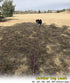 BTINESFUL Dog Tie-Out Long Tether Rope, 8ft/12ft/20ft/30ft/50ft/75ft, Outdoor Leash for Large Medium Small Dogs