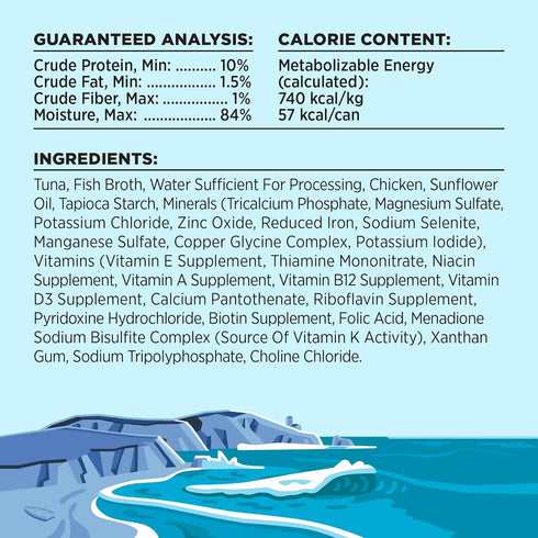 BIXBI Liberty Wet Cat Food Shreds Variety Pack, Chicken/Salmon & Tuna/Chicken Recipes, 2.75 oz Cans (12)
