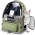 Cat Backpack Carrier - Breathable Bubble Pet Carrier for Small Dogs & Kitties up to 15lbs, Transparent & Foldable