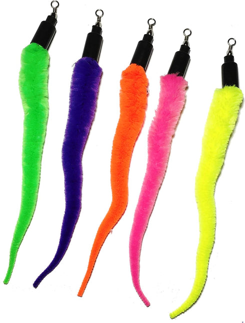 Pet Fit For Life 5 Piece Kitten Toy Refill Pack, Replacement for Indoor Cat's Interactive Wand, 5 Assorted Soft