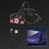 1200 4 90Angle Headlamp Rechargeable Lumens Super Brightest Modes Head Lamp for Adults Zoom Waterproof Headlight