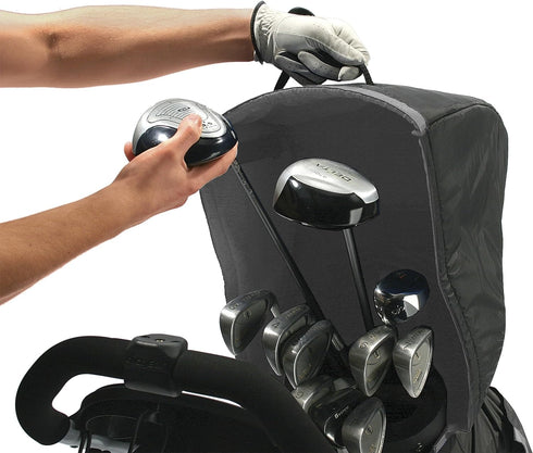 RainTek Waterproof Golf Bag Rain Protection Cover with Hood for Golf Push Carts, Golf Cart Accessories