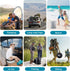 TRIPTIPS Upgrade Portable Toilet - Adjustable Height Camping Toilet for Adults and Kids, Foldable Travel Potty