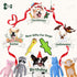 6 SHARLOVY No Stuffing Dog Toys Crinkle Squeaky, Long Lasting Chews for Aggressive, Durable Plush Dog Puppy Chew Toys