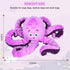 Dog Squeaky Toys Octopus - Tough Plush Toys for Large Medium & Small Dogs, Funny Birthday Presents (Octopus Purple)