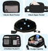 Waist Pack for Running, Fanny Pack for Women and Men, Adjustable Strap Crossbody Belt Bag for Sports, Black