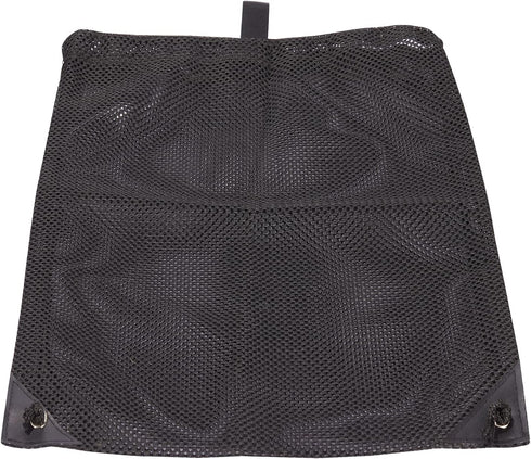 HAOGUAGUA 2-PACK Mesh Drawstring Bag, Mesh String Bag for Gym Laundry, Seashell and Beach Finds, Mushroom Hunting Bag