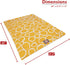 42" Fusion Yellow Crate Dog Bed Mat By Majestic Pet Products