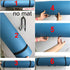 YYST Yoga Mat Foam Rollers Wall Rack - Wall Storage Mount for Foam Rollers and Yoga Mat, Up to 8 Inch Diameter - 4/PK
