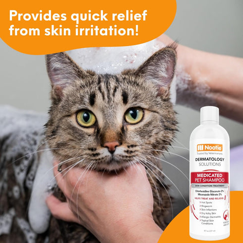 5,000 16oz Nootie Medicated Pet Shampoo, Chlorhexidine Dog Shampoo for Itch Relief, Sold in over Vet Clinics & Pet