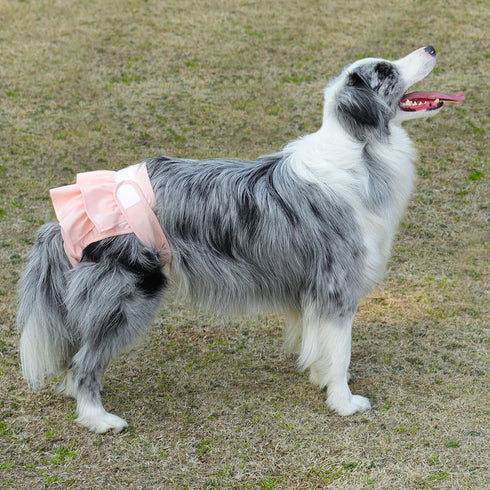 3 Pack Reusable Dog Diapers Female Washable Highly Absorbent Doggie Diapers, Flexible Doggy Diapers Female, Leak-Proof