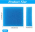 DOPENSPI 6PCS 3.23.21 Aquarium Glass Cleaner Sponge, Non-Scratch Fish Tank Cleaning Sponge Fish Tank Walls Cleaner