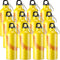 Tioncy 12 Pcs 17 oz Softball Baseball Water Bottles, Reusable Leak Proof Sports Bottle with Buckle and Twist Cap