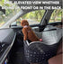 OtterPets 35lbs, 3Storage 2 Small Dog Car Seat, Memory Foam Dog Booster Car Seats with Thick Cushion for Medium Dogs