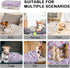 Dono 1 Pack 2 Dog Blankets, Soft Fluffy Cute Paw Pattern Fleece Pet Blanket, Warm Sleep Mat, Cute Print Design Puppy