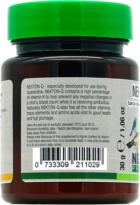 Nekton Q Vitamin K and Other Vitamins for Birds, 30gm