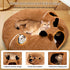 20 3-in-1 Cat Tunnel Bed with Pcs Interactive Toys, DIY Collapsible Plush Cat Tube with Washable Mat, Large Indoor Play